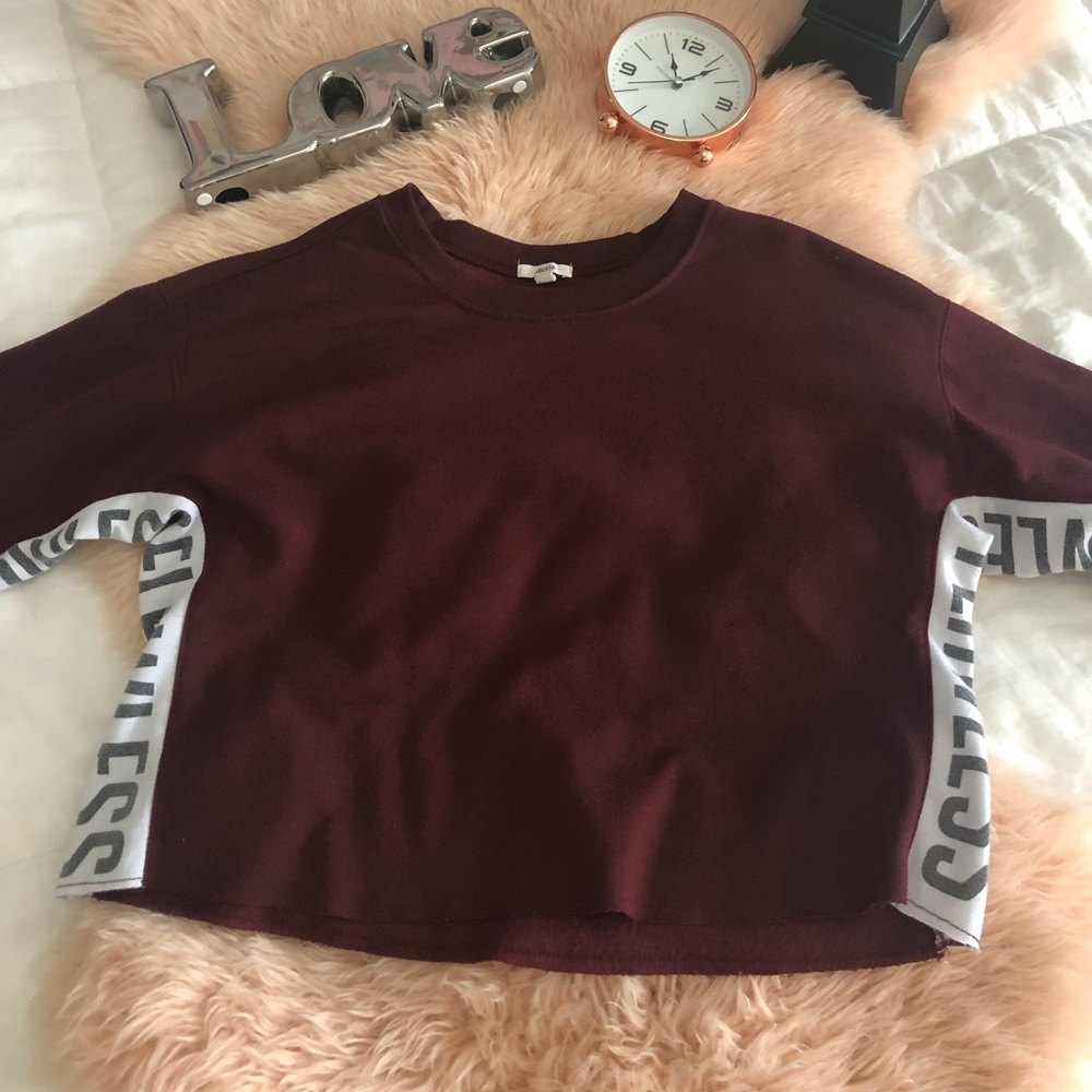 Burgundy sweater